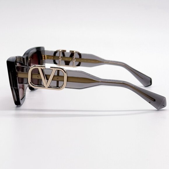NEW VALENTINO SUNGLASSES VLS-166C VIOLET WOMEN CAT EYE EYEWEAR main image 4